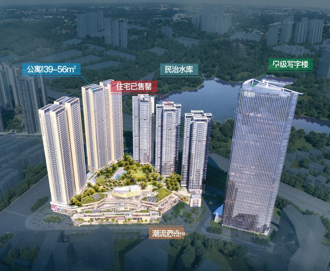 深国际万科和颂轩星空