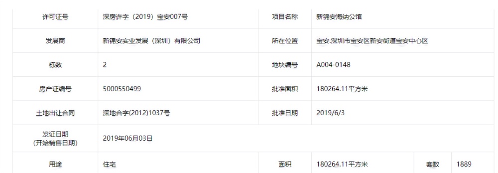 新锦安海纳公馆