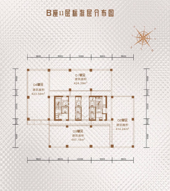 和合时代商业-平层125㎡户型图